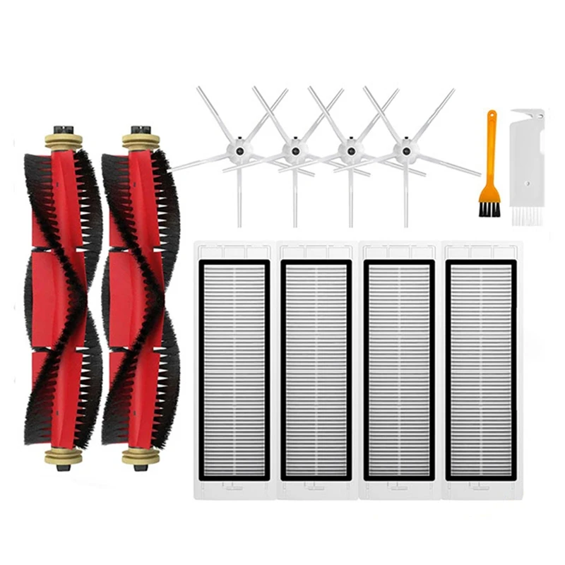 

Комплект аксессуаров для робота-пылесоса Xiaomi Roborock S5 Max S50 S55 S5 S6 S6 Maxv S6 Pure E4 E5, основная боковая щетка, Hepa фильтр