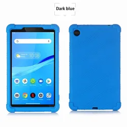 Shockproof Soft Silicone Tablet Cover Case - Enhanced Protection (Blue)