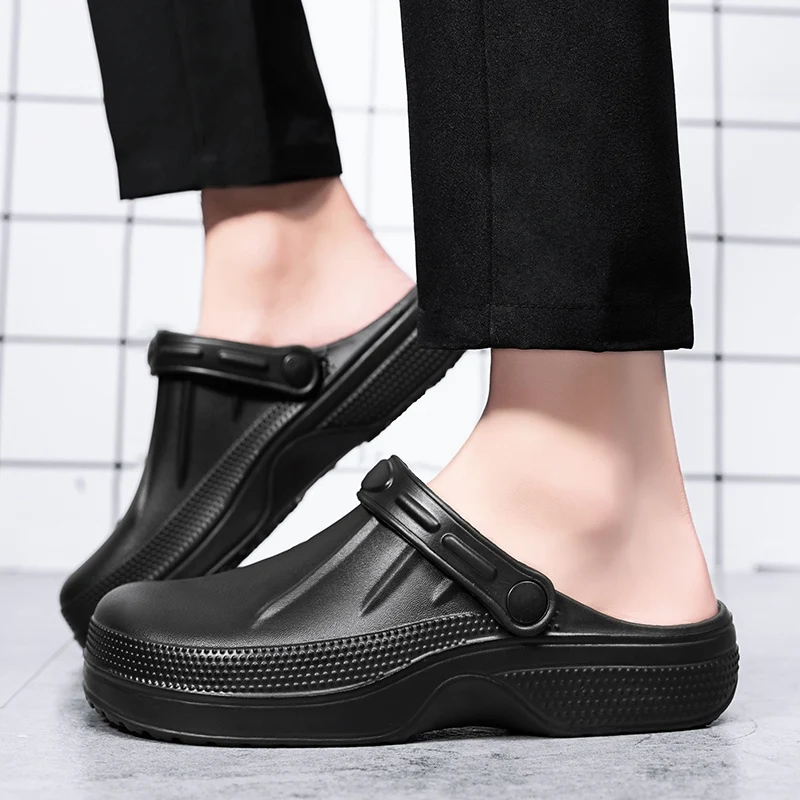 2023 4 Seasons Outdoor EVA Women Men Chef Shoes Nurse Doctor Shoes Garden Shoes Fashion Garden Clogs Luxery Waterproof Shoes 45