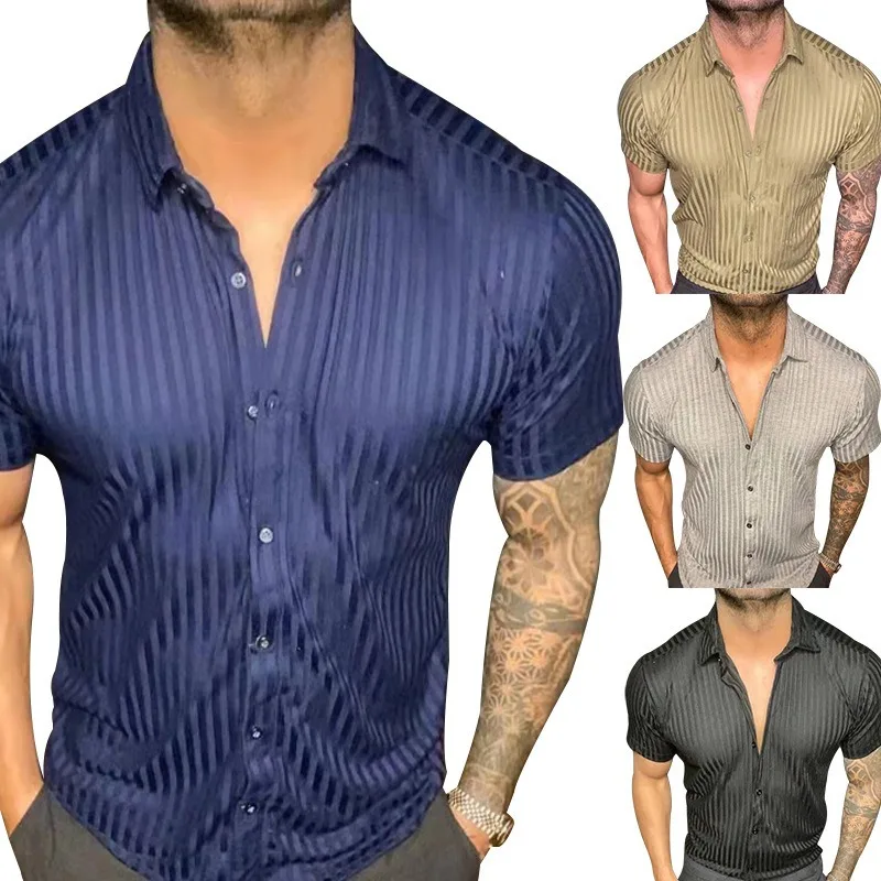 

Thin Hawaiian Mercerized Shirt for Men