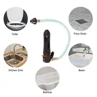 ปืนระบายน้ำคาร์ทริดจ์ CO2 ใช้งานง่าย ปืนระบายน้ำแบบเกลียว เป็นมิตรกับสิ่งแวดล้อม ทำความสะอาดได้อย่างมีประสิทธิภาพ สายยางยืดหยุ่นสำหรับคอยล์ 3