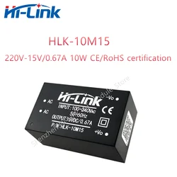 Hi-Link ACDC HLK-10M15 15V 10W 0.67A Low Power Consumption Short Circuit Protection Mini Adjustable Supply