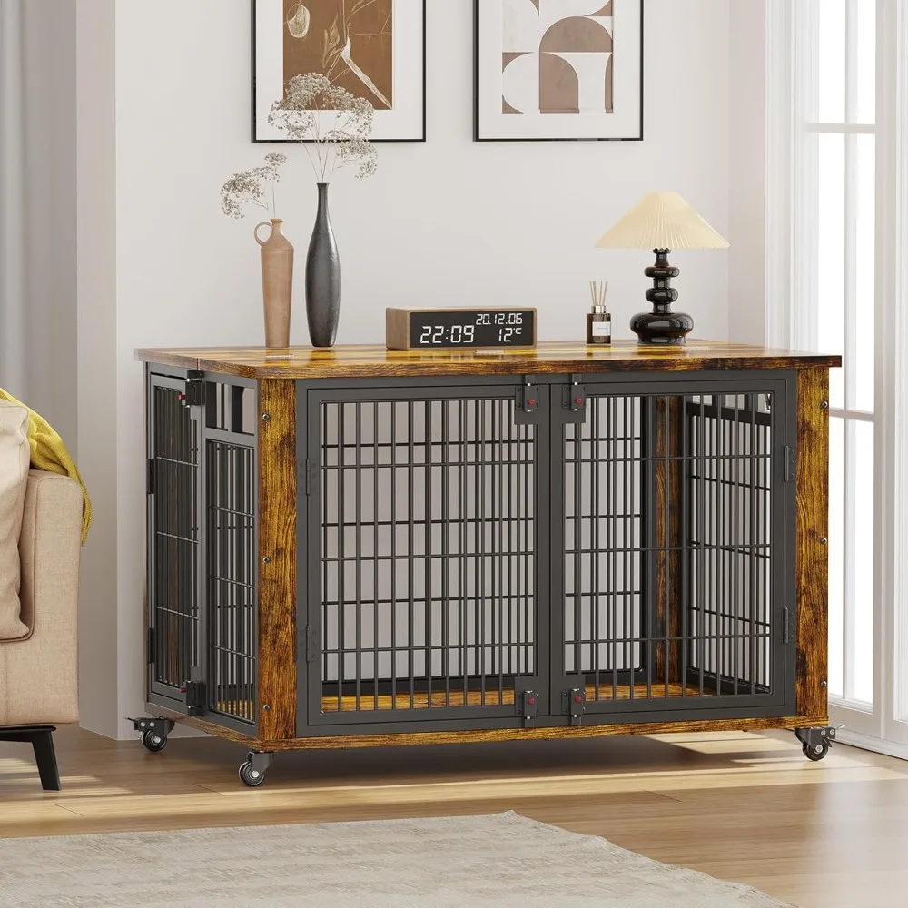 XL Moveable Dog Crate 2