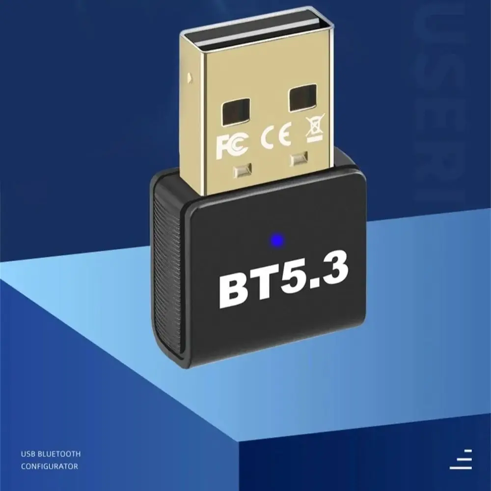 

USB Bluetooth адаптер 5,3 ключ для ПК ноутбука беспроводной динамик клавиатура мышь Aux аудио музыкальный приемник передатчик