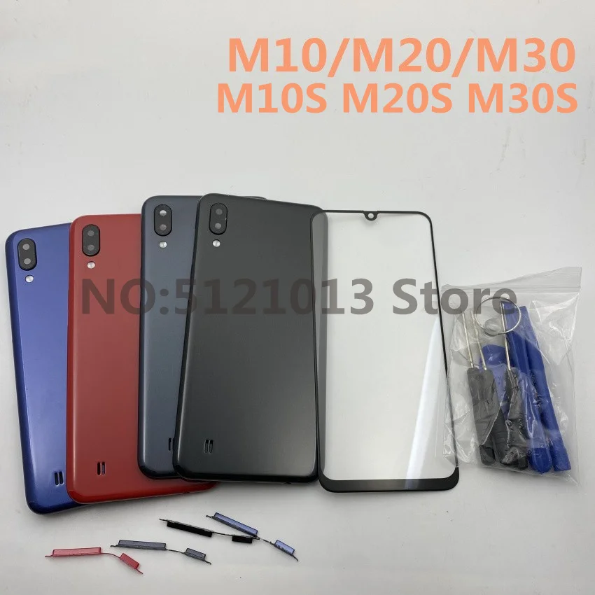 Originale Per Samsung Galaxy M10 M105 M20 M205 M30 M305 M11 M21 M31 Alloggiamento Posteriore Coperchio Batteria Posteriore Porta Schermo Anteriore Vet