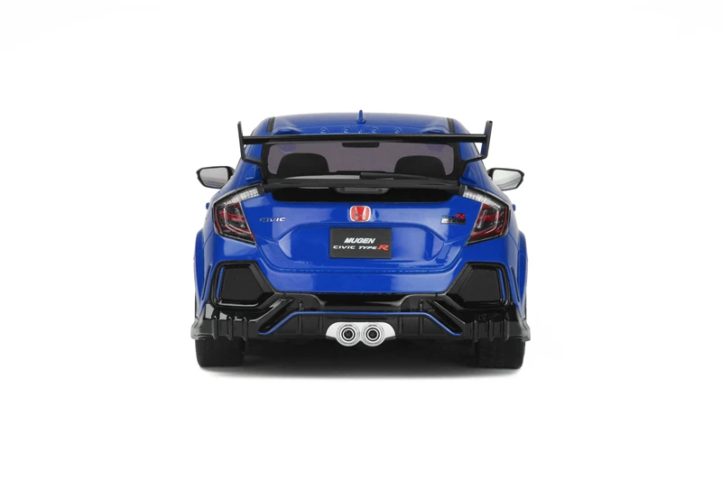 OTTO 1:18 HONDA CIVIC FK8 TYPE R MUGEN BLUE 2020 Resin Model Car _