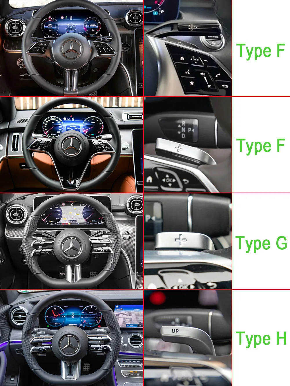 Estensione Del Cambio Al Volante Per Mercedes 2015-up AMG