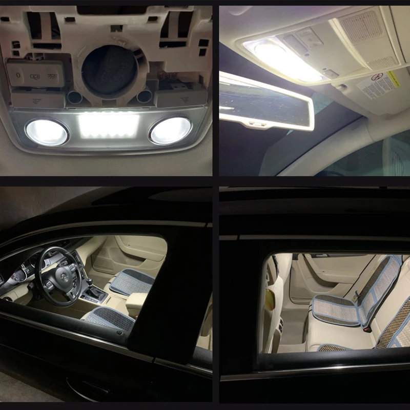 LED Car Interior Dome Lights Roof Reading Lamps For VW Golf Passat Jetta Sharan