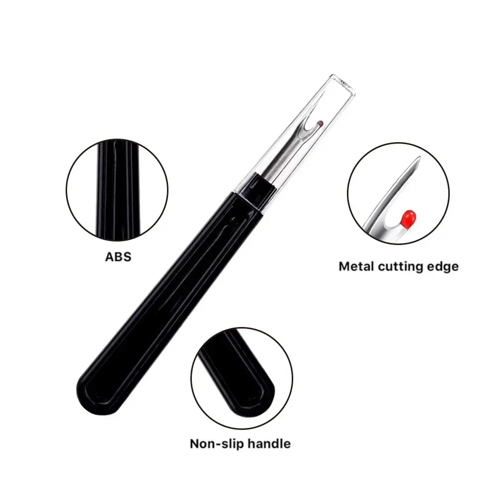 Black Plastic Sewing Seam Ripper for Crafting and Embroidery