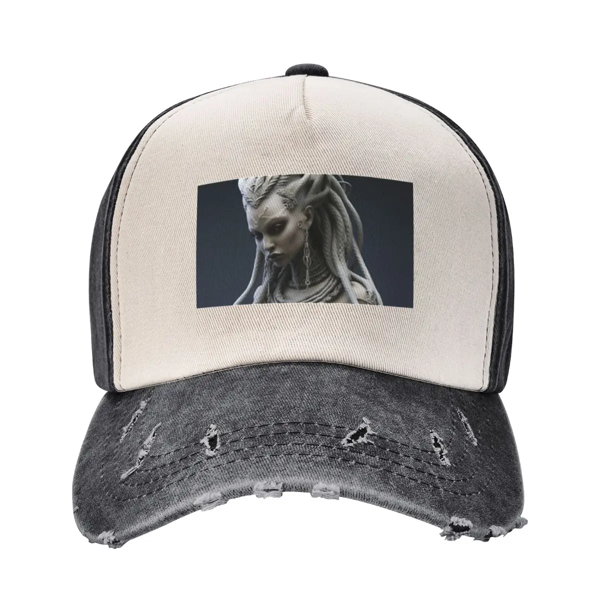 

Готическая крыса богиня Повседневная модная промытая бейсболка