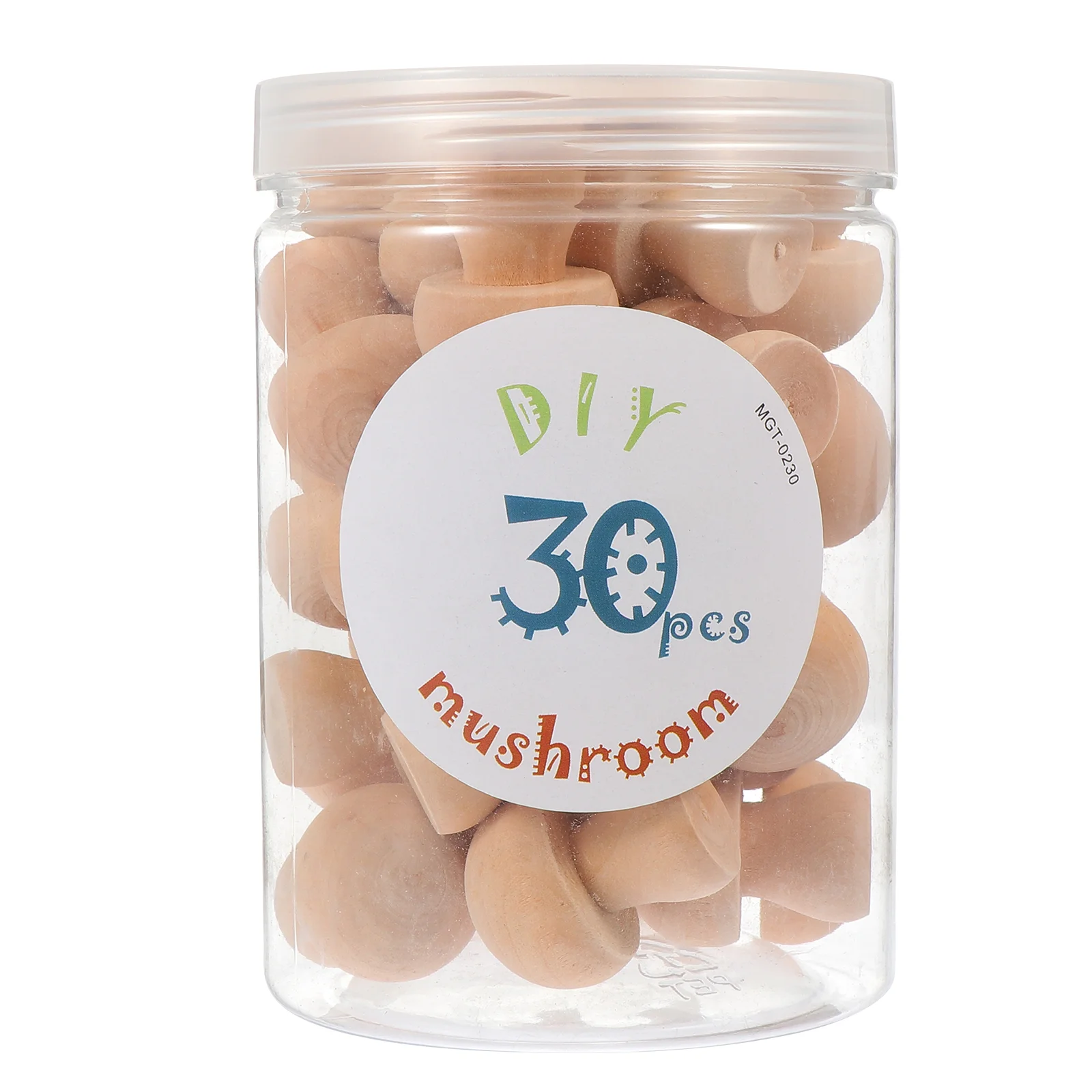 

30/50/60Pcs DIY Wooden Mushroom Pegs Unfinished Mushroom Shape DIY Crafts Painting Peg Dolls Ornament Painting Toys for Kids