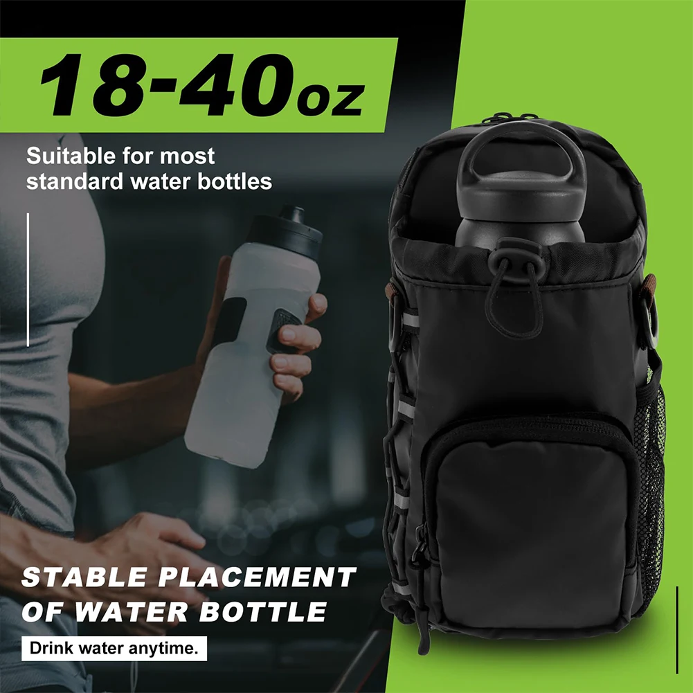 Magnetic Gym Sling Bag with Bottle Holder for Men and Women