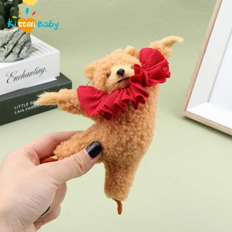

New Ins Ballet Plush Pendant Cartoon Cute Dancing Ballet Bear Car Pendant Creative Children's Birthday Gift Bedside Hanging
