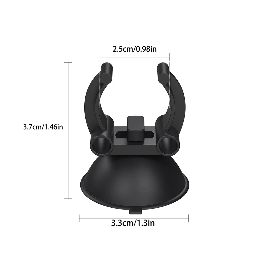 XIDAJIE 30 Pcs Aquarium Suction Cups - Airline Tube Clips & Holders For Fish Tanks (Black, ABS Plastic)