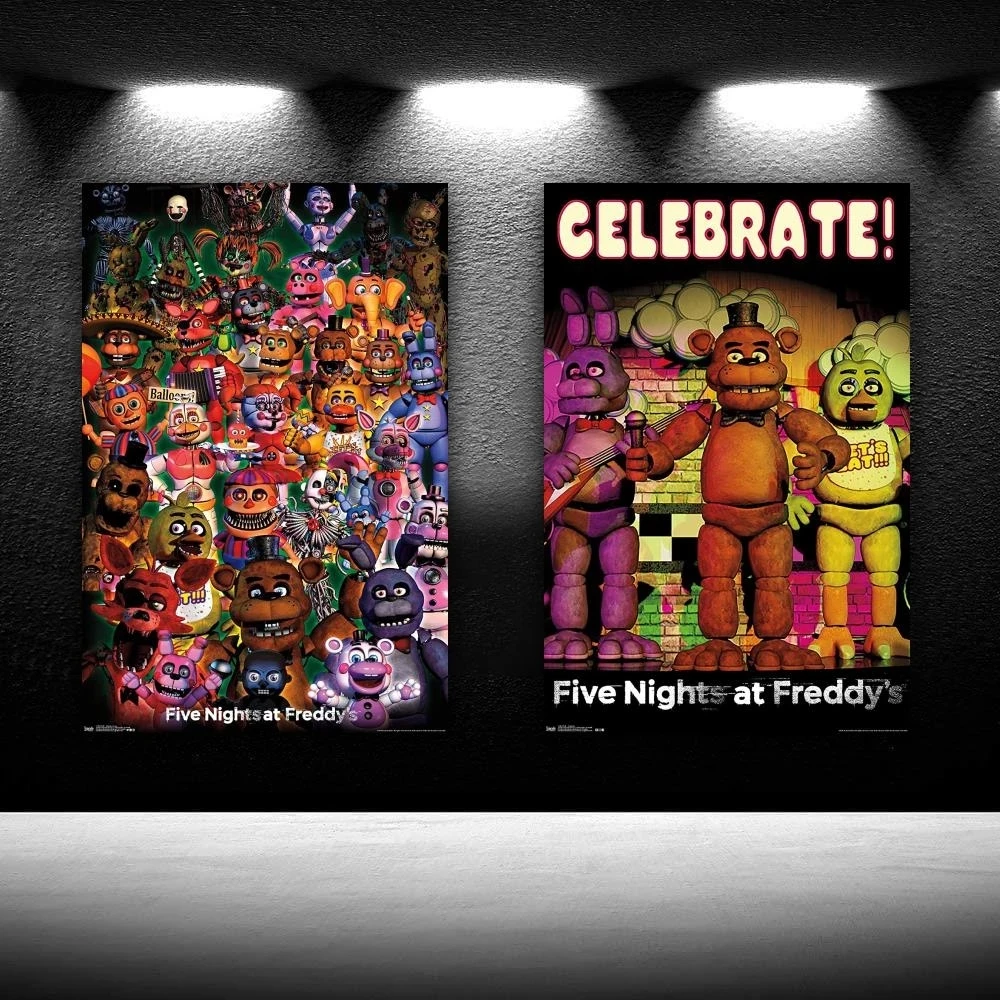 FNAF Ultimate Group Game Professional Merchandise HD Painting Canvas Posters  Art Picture LivingRoom Bedroom Wall Art Home Decor| | - AliExpress