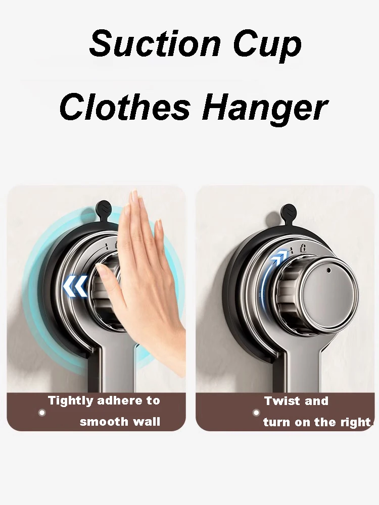 Suction Cup Indoor Outdoor Folding Clotheslines Wall Mounted Bathroom Clothes Drying Rack Portable Clothes Hangers Hook Storage 6
