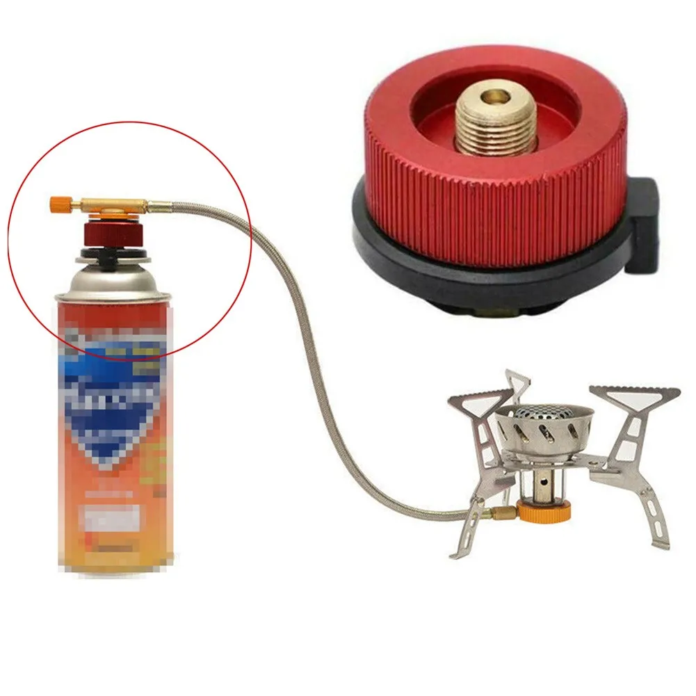

Outdoor Gas Bottle Adapter Gas Bottle Bracket Gas Refill Valve Gas Tank Converter Camping Stove Adapter Gas Burner Head Camping