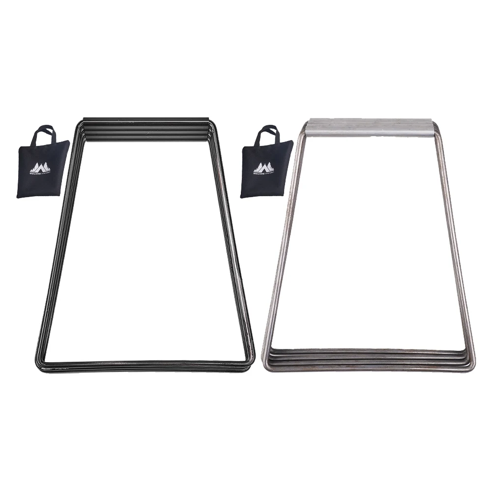 1/2pcs Camping faltbarer Metallst änder Aluminium legierung Kühlbox Ständer Container halter Regal Eisbox halter Outdoor Camping Versorgung – Detail 8