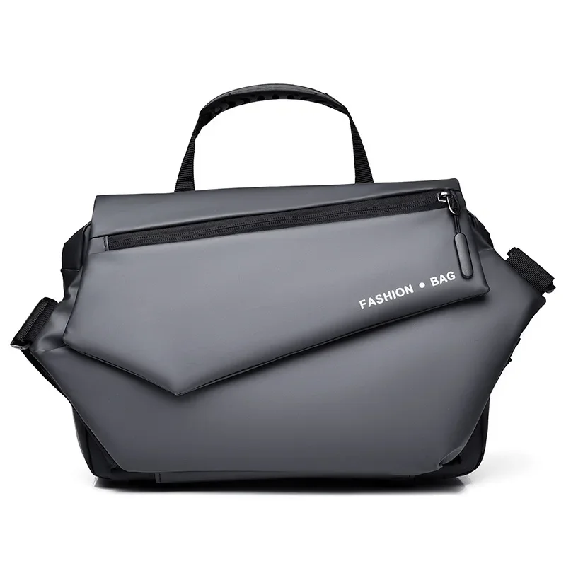 Korean Version Trendy Men's Shoulder Bag Oxford Cloth Large