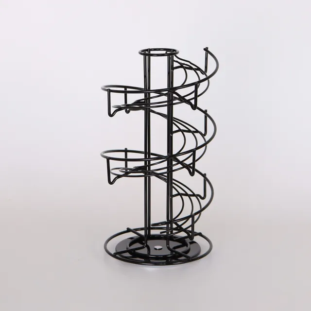 Coffee Pod Holder Spiral Rack 360 