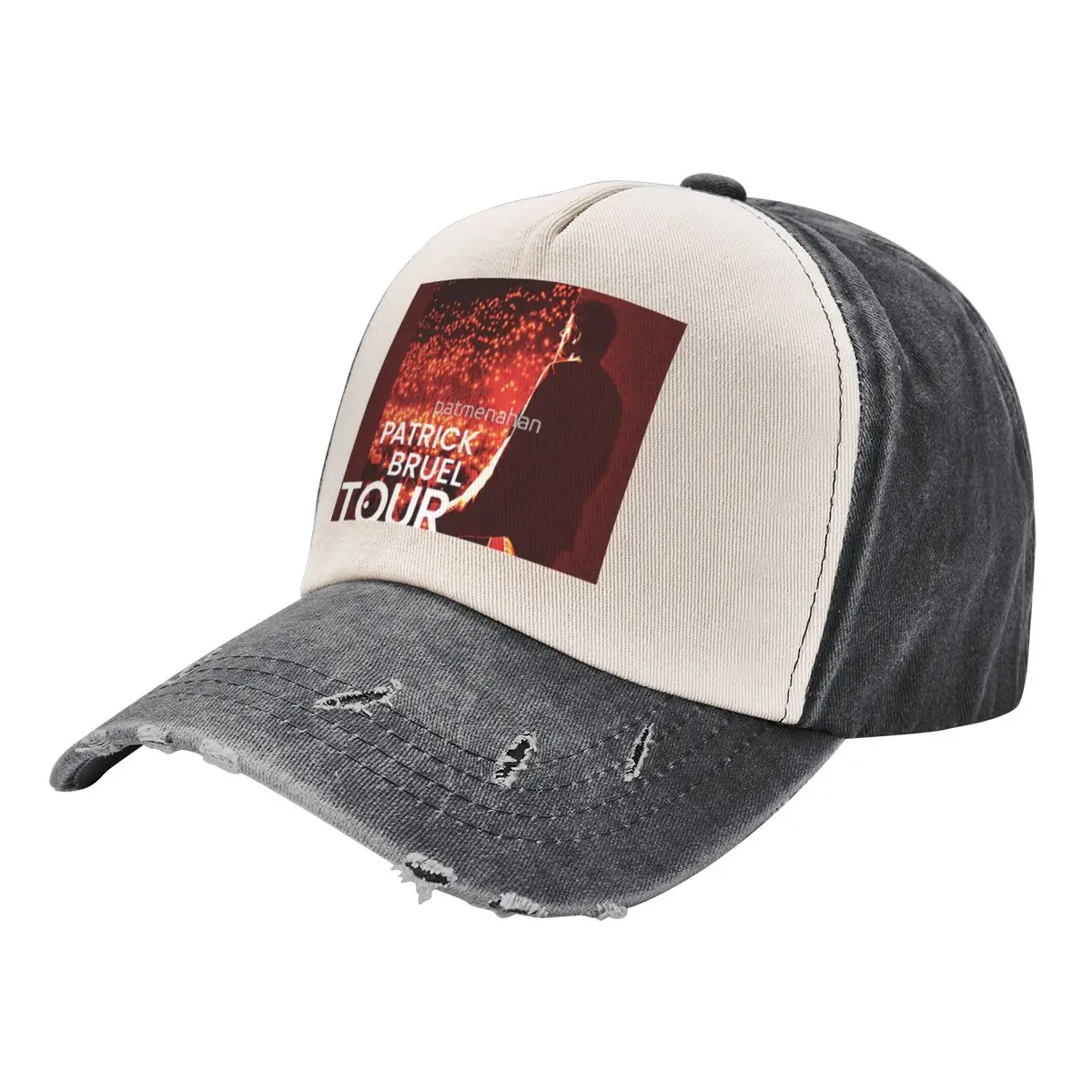 Seppatr Patrick Bruel TOURNEE ACOUSTIQUE A Washed Baseball Cap Hat