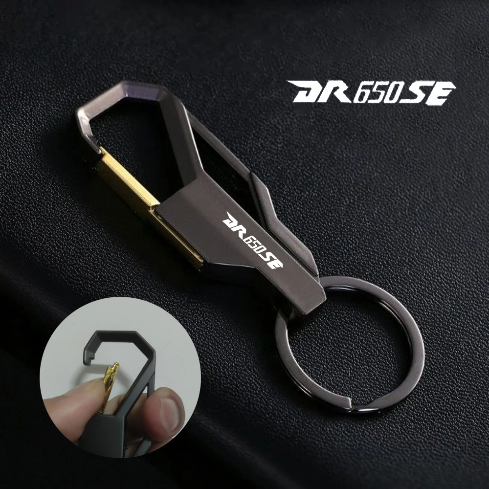 FOR SUZUKI DR650SE DR650 DR 650 SE 650SE 1996-2023 Motorcycle Keychain Waist Hanging Keyring Key Chain Accessories Custom LOGO