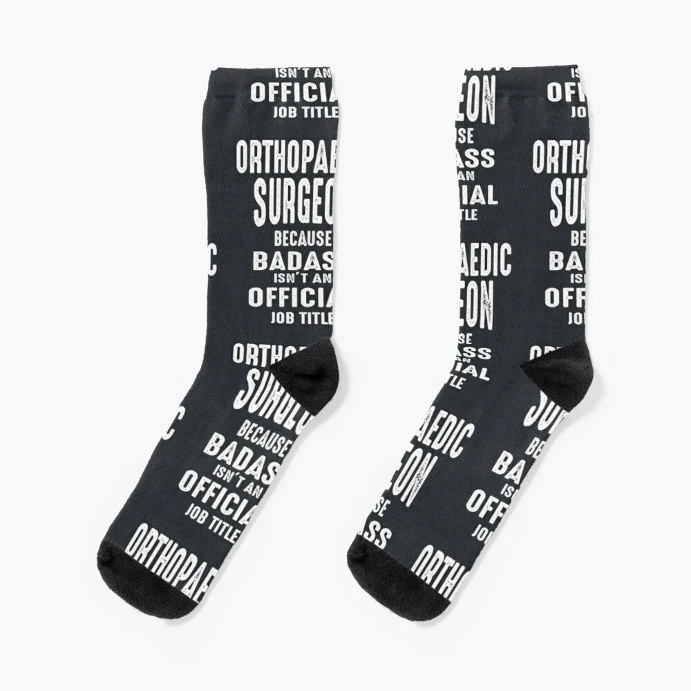 

Orthopaedic Surgeon Gift Funny Job Title Profession Birthday Idea Socks Mens Gifts