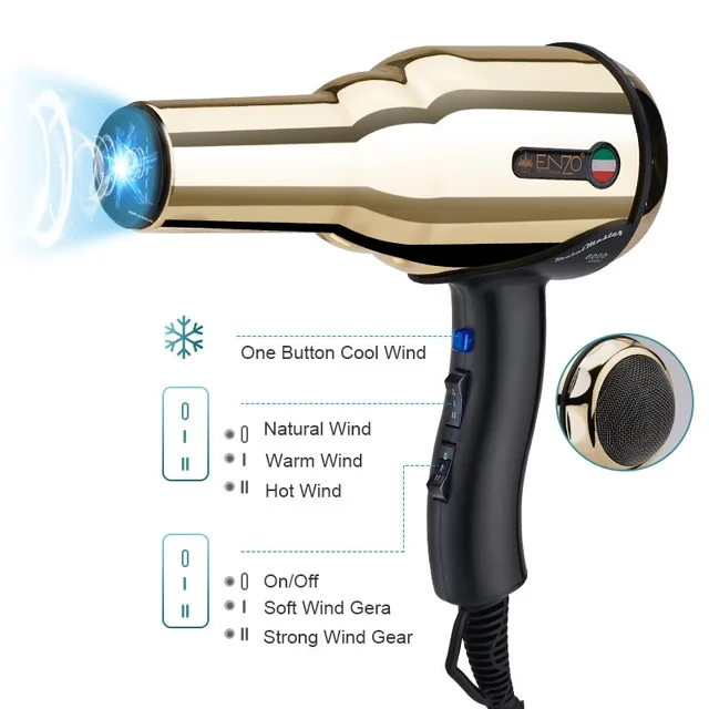 Professional Hair Dryer Brush 8000W Negative Ionic Blow Dryer Strong Wind Powerful Salon Hairdryer Diffuser for Hair Dryer 6
