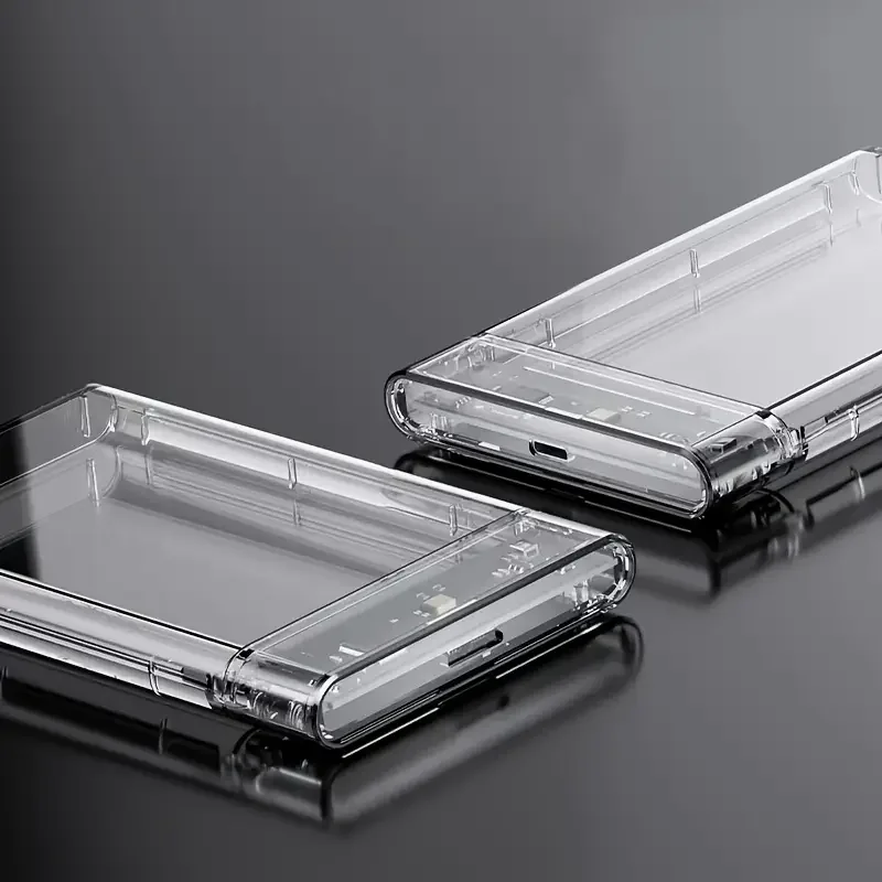 SATA to Type C/ USB 3.0/ USB 3.1 External Hard Drive Enclosure 2.5inch SSD Enclosure Tool-Free Installation 5Gbps Hard Disk box