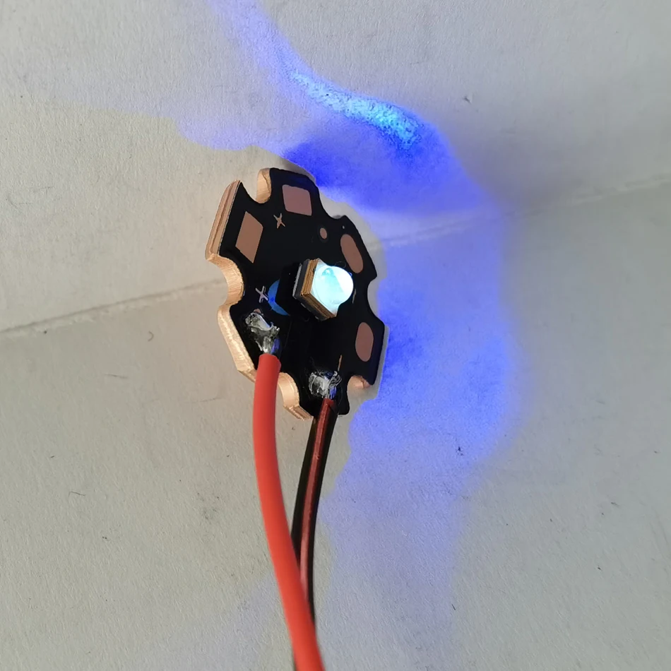 UVC UV светодиодный 0,1 нм, угол луча 30 градусов, Вт, 1 Вт, 2 Вт, ультрафиолетовый свет, фотолампа, светодиодный Диод с медной печатной платой (art.: 3920c48570d5f) - 3920c48570d5f