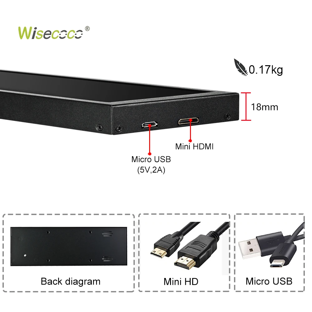 Wisecoco 4K 14 12.6 8.8 7.84 IPS
