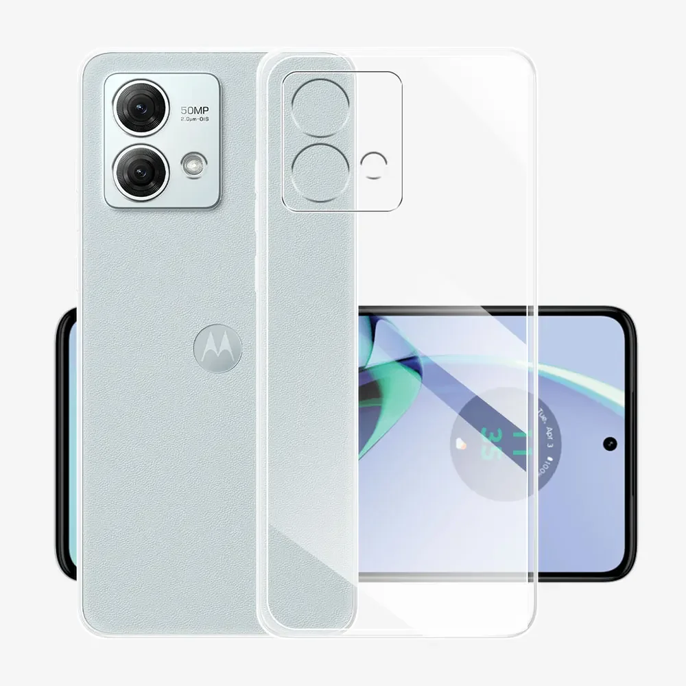 Case Back Cover Clear Silicone Soft TPU Case for Moto G54 5G Moto G84 G73 G72 G71 G62 G60 G60S