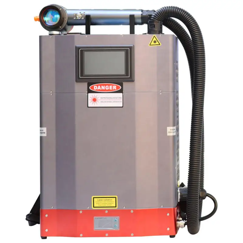 Portable 50W 100W Fiber Laser Cleaning Machine for Rust Removal Metal Oil clean 3