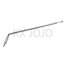 라디오 안테나 360 도 3.5mm FM 휴대 전화 라디오 안테나 650mm 풀로드 카드 오디오 안테나 FM 1pc