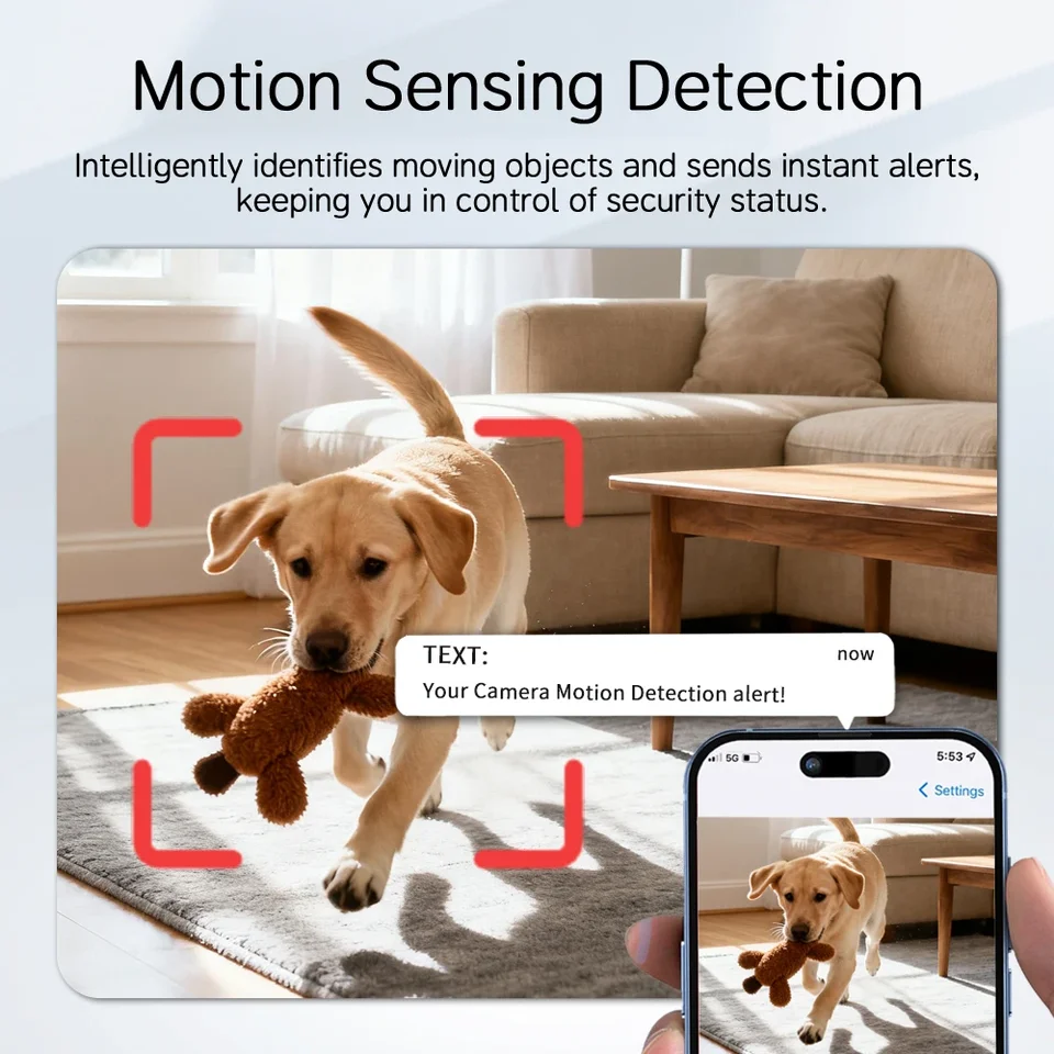 1080P HD Wifi Mini Camera Long-lasting Battery Life Smart Home Security Small Camcorder Night Vision Motion Detection_voghion.com