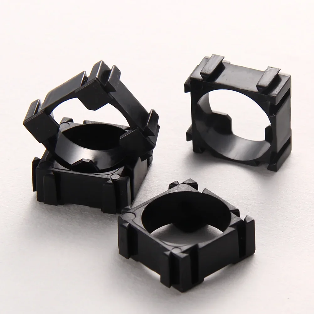 100PCS Cell Holder 18650 Lithium Battery Holder Cylindrical Anti Vibration Plastic Battery Pack Bracket Li-ion Battery Spacer