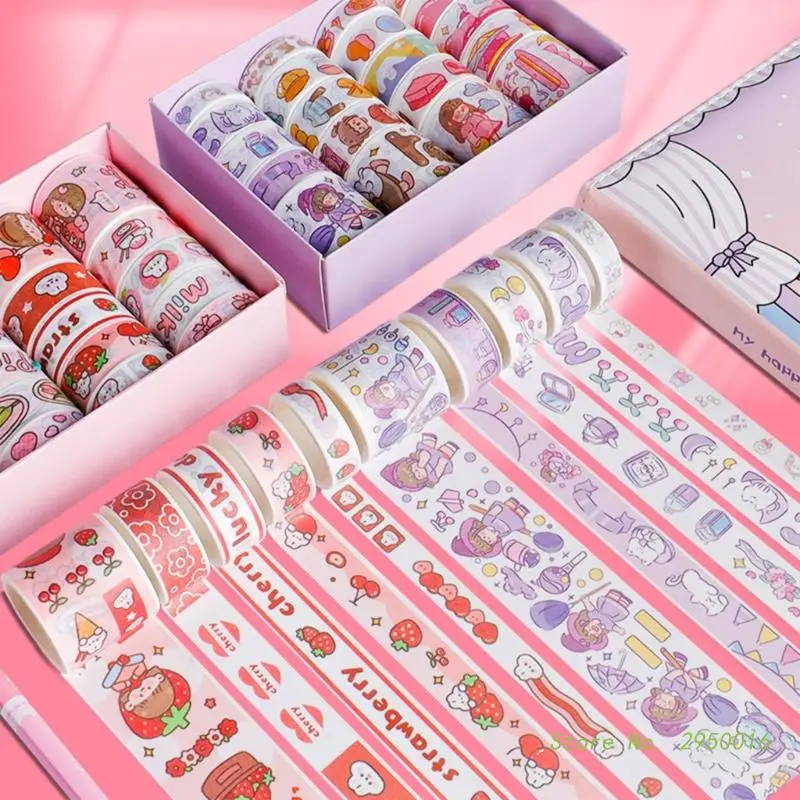 

Милая бумажная лента Washi, самодельная бумажная лента, наклейки для ручного рисунка, Декоративные искусственные скульптуры