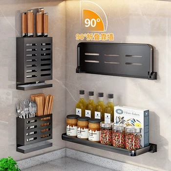 Foldable kitchen Storage Rack Fridge Organizer Storage Tray Clear Food Storage Organizer Spice Rack kitchen Organizer 1