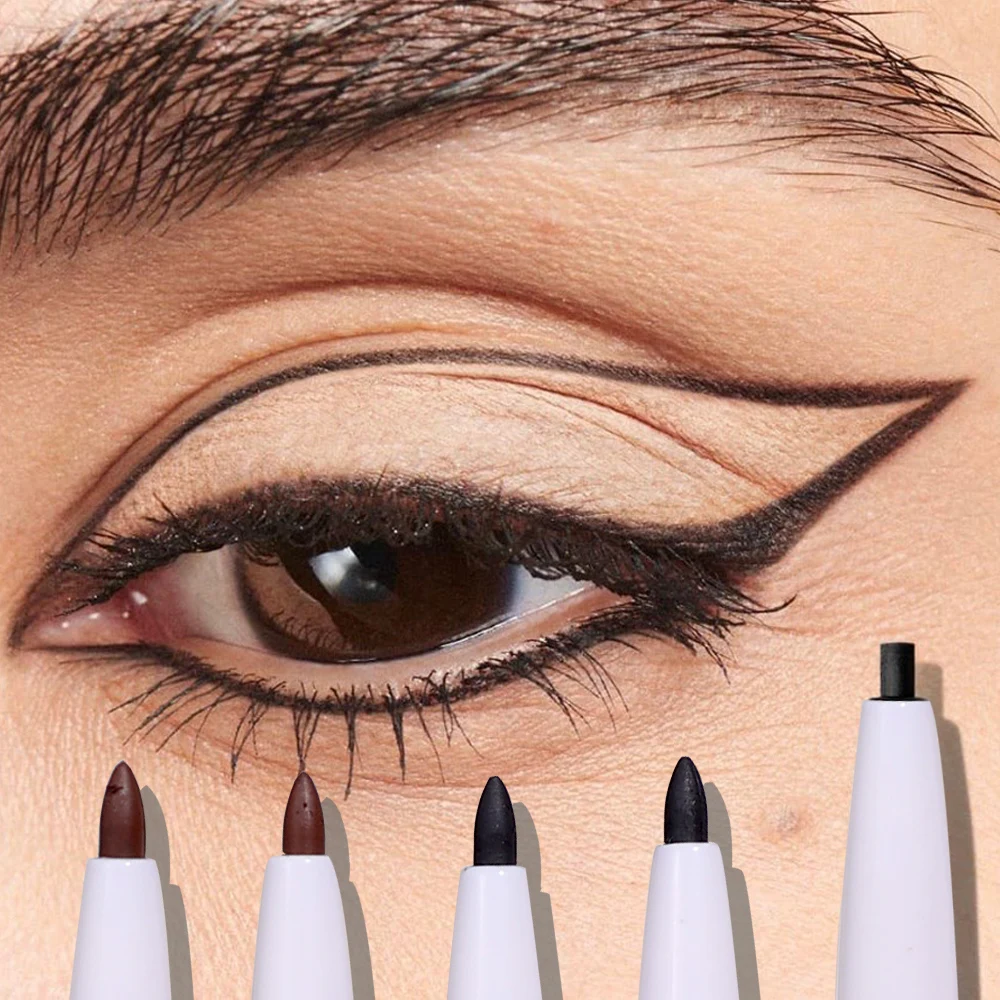 

Dual-Ended Blade Eyeliner Gel Pencil Waterproof Lasting Not Blooming Quick Drying Eye Liner Gel Pen Natural Eye Shadow Makeup