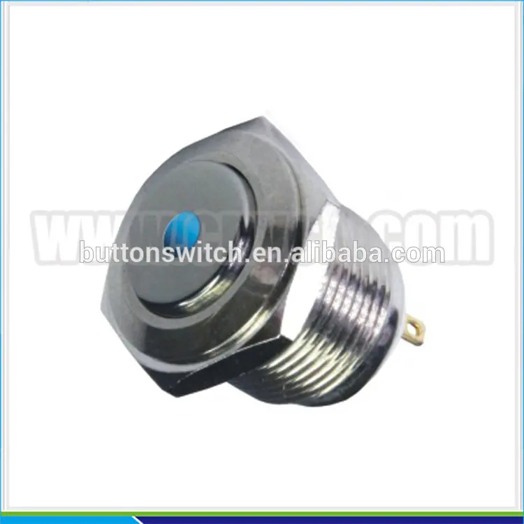 IN17 3A 16mm metal led indicator light stainless steal indicator switch water level high flush riser indicator 250V