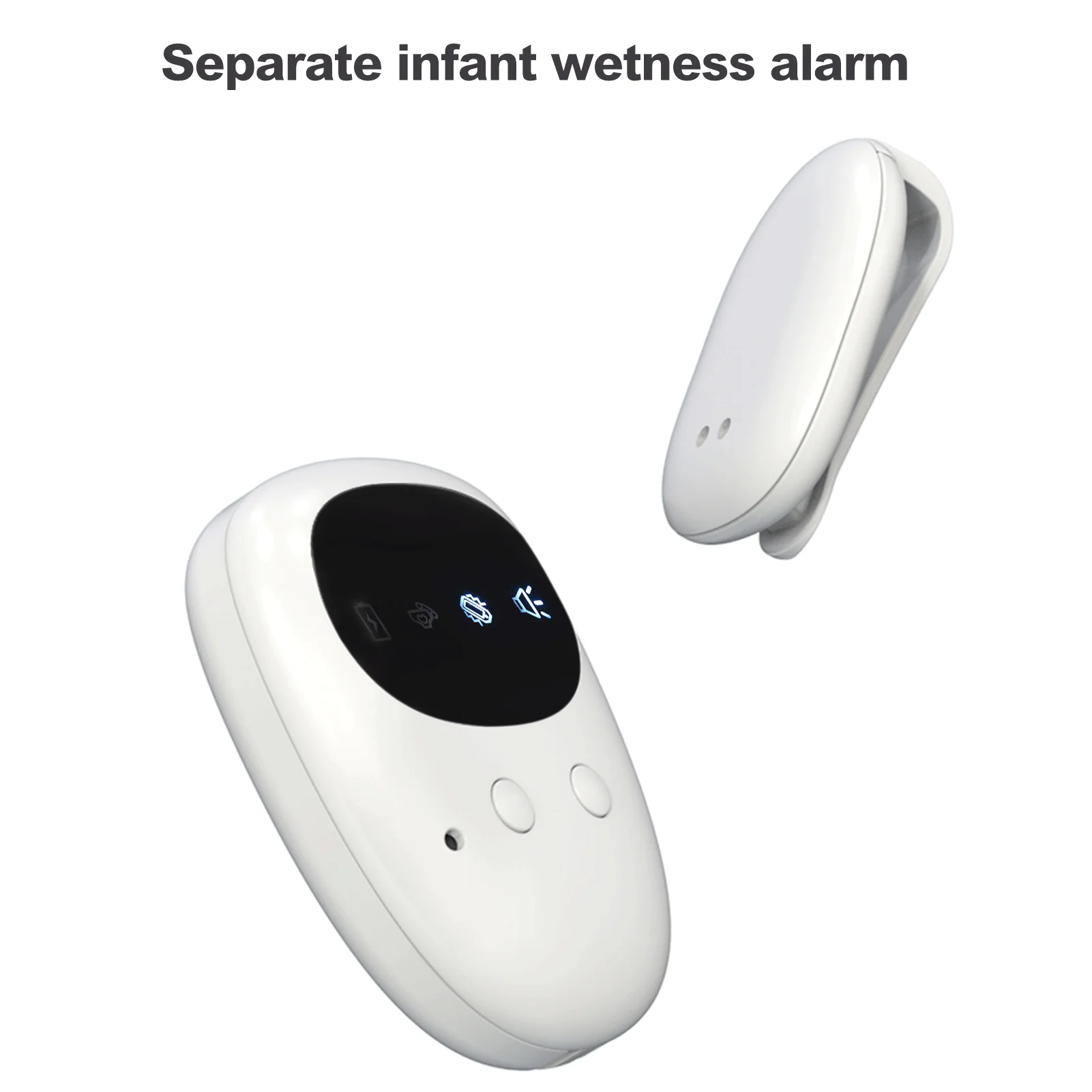 Wireless Bedwetting Alarm Pee Alarm with Receiver for Boys Grils Kids Potty Training Elder Care 10-20M Range Vibration Reminding