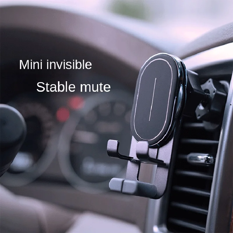 

Car Mobile Phone Bracket Navigation Bracket, Air Outlet Hook, Gravity Telescopic Holder,for All Mobile Phones, New