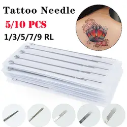 Professional Sterile Tattoo Needle Round Liner Needles Tattoo Supply Permanent Makeup Accessories Standard Tattoo Machine