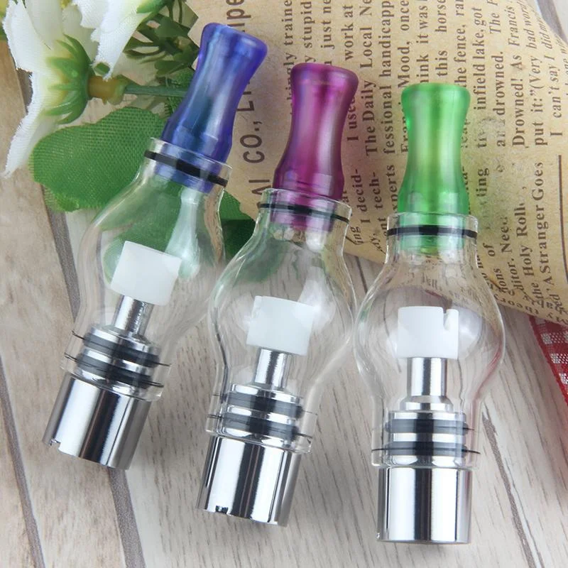 

10pcs M6 Wax Vaporizer Atomizer Anti-oxidation Clearomizer Glass Globe Tank Glass Tanks For Evod Ego 510 Thread Battery Vape Pen