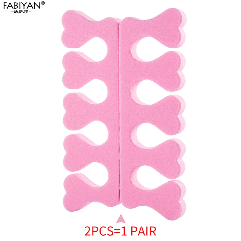 Nail Art Tools Toe Separators 200pcs 100 Pairs Fingers Foots Sponge Soft Gel UV Beauty Polish Manicure Pedicure