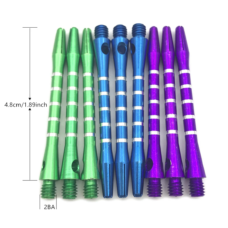 Metal Darts 6 pcs 48mm/1.89inch Aluminum Rod 6 Colors
