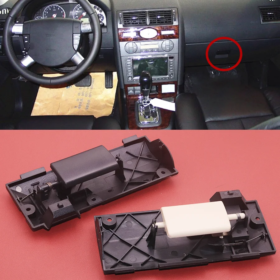 Glove Box Catch Handle Cover Black/ Beige For Ford Mondeo MK3 Saloon Estate Hatchback 2001-2007 Lock Assy glove box lid
