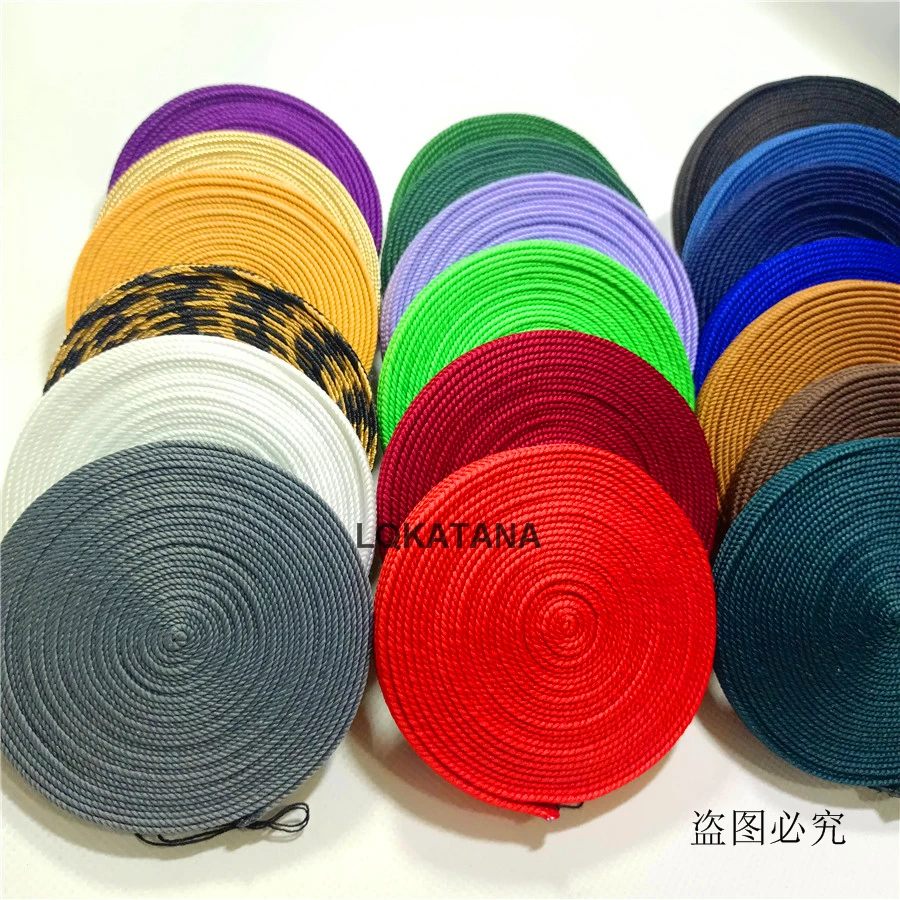 Description Picture 4 of itemvery nice synthetical silk cords ito sageo for japanese katana samurai sword tsuka fittings high quality
