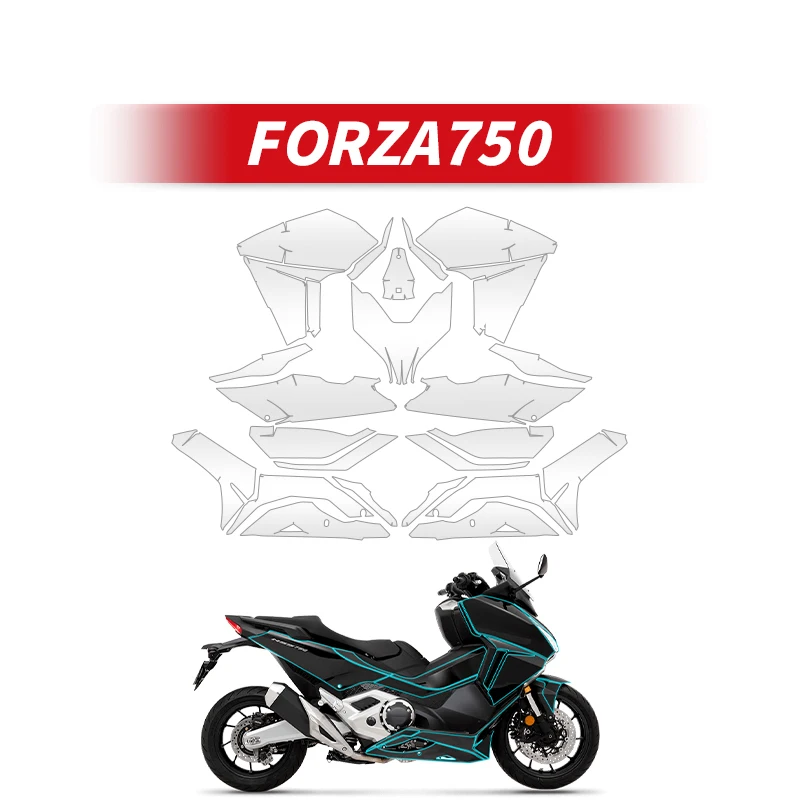 Used For HONDA FORZA 750 Motorcycle Full Paint Transparent Protection Film Bike Accessories Paint Parts Area Stickers Kits