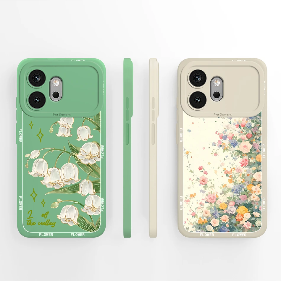 Candy Painted Soft Liquid Silicone Lightweight Phone Case with Lens Protection